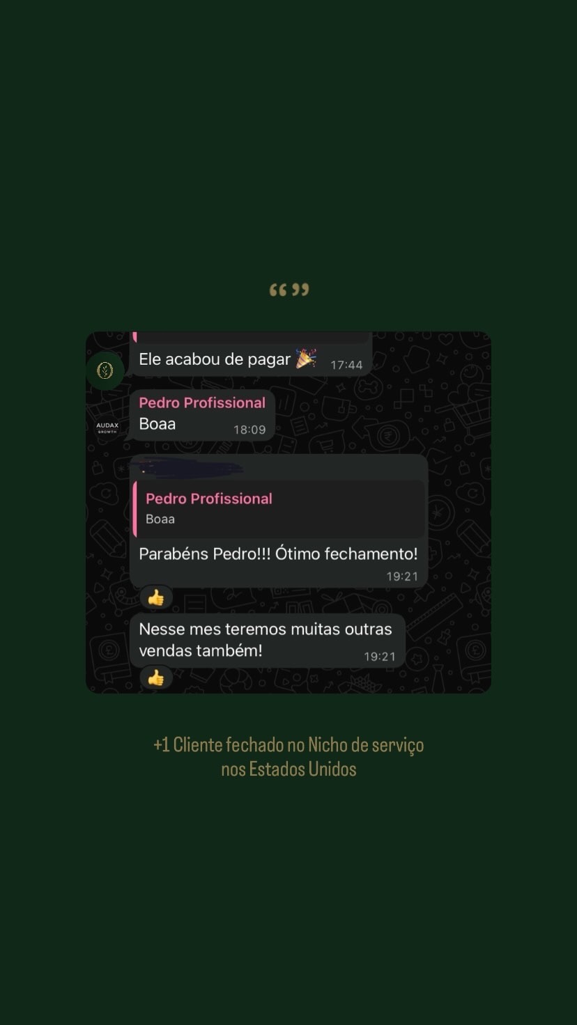 Resultado real - cliente fechado