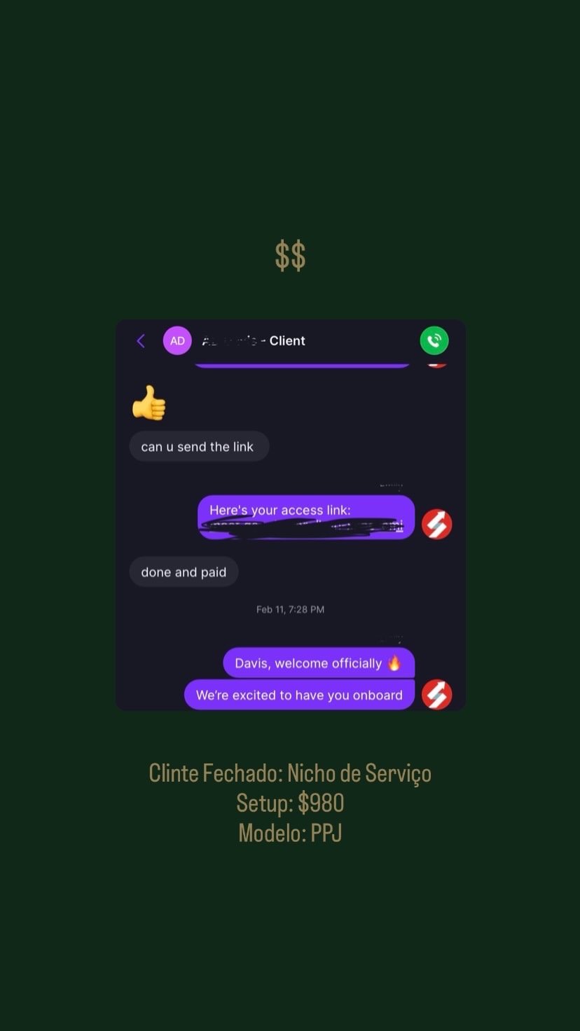 Resultado real - cliente fechado em dólar